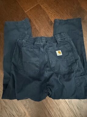 Carhart flint pants navy Drawstring pants